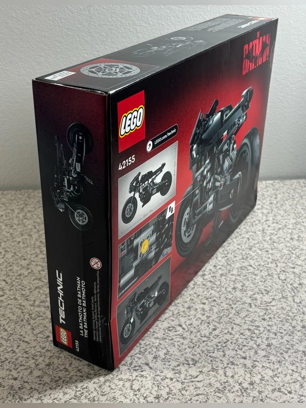 LEGO Technic 42155 The Batman Batcycle - Retired Set Kit - Brand New Sealed